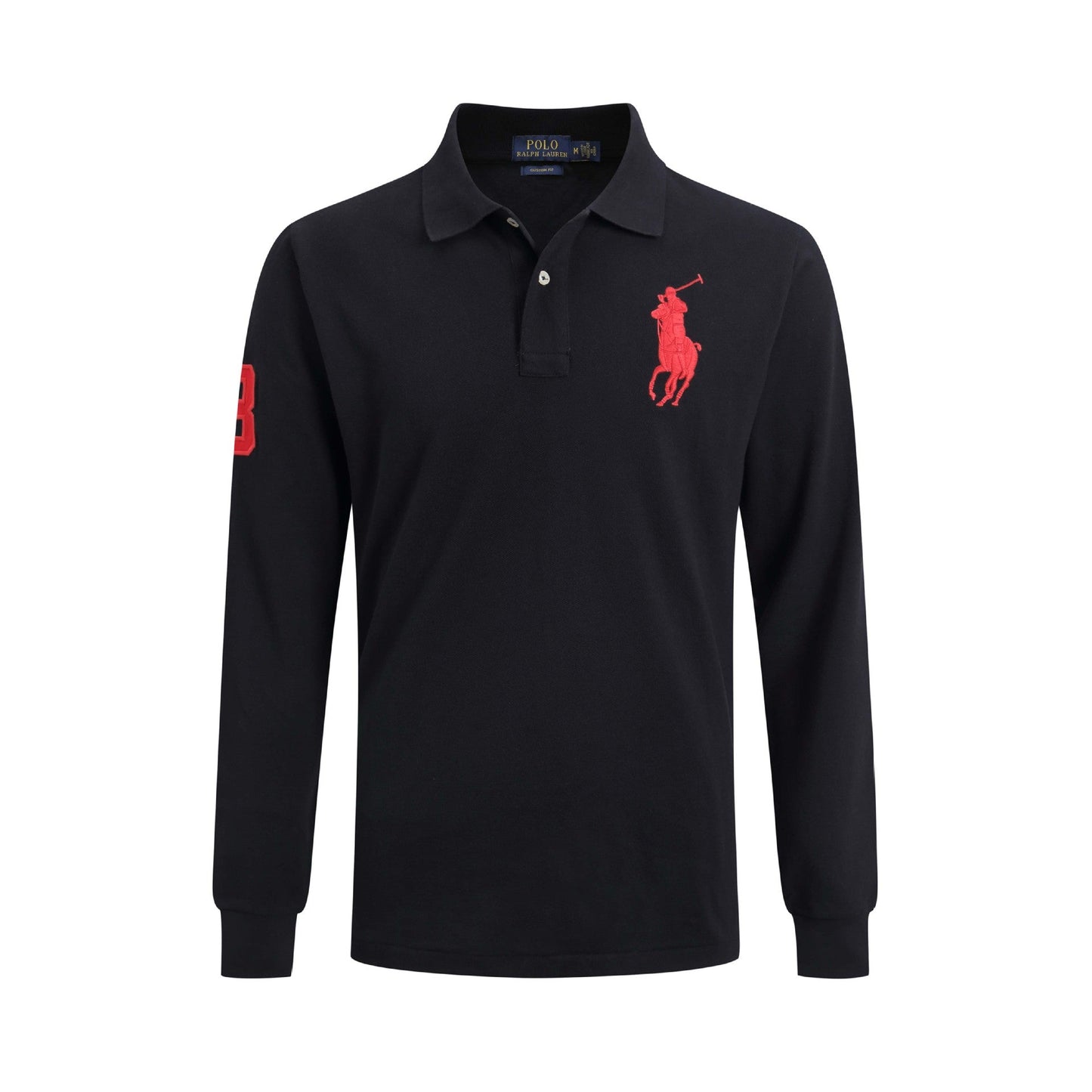 RL-Langärmeliges Poloshirt