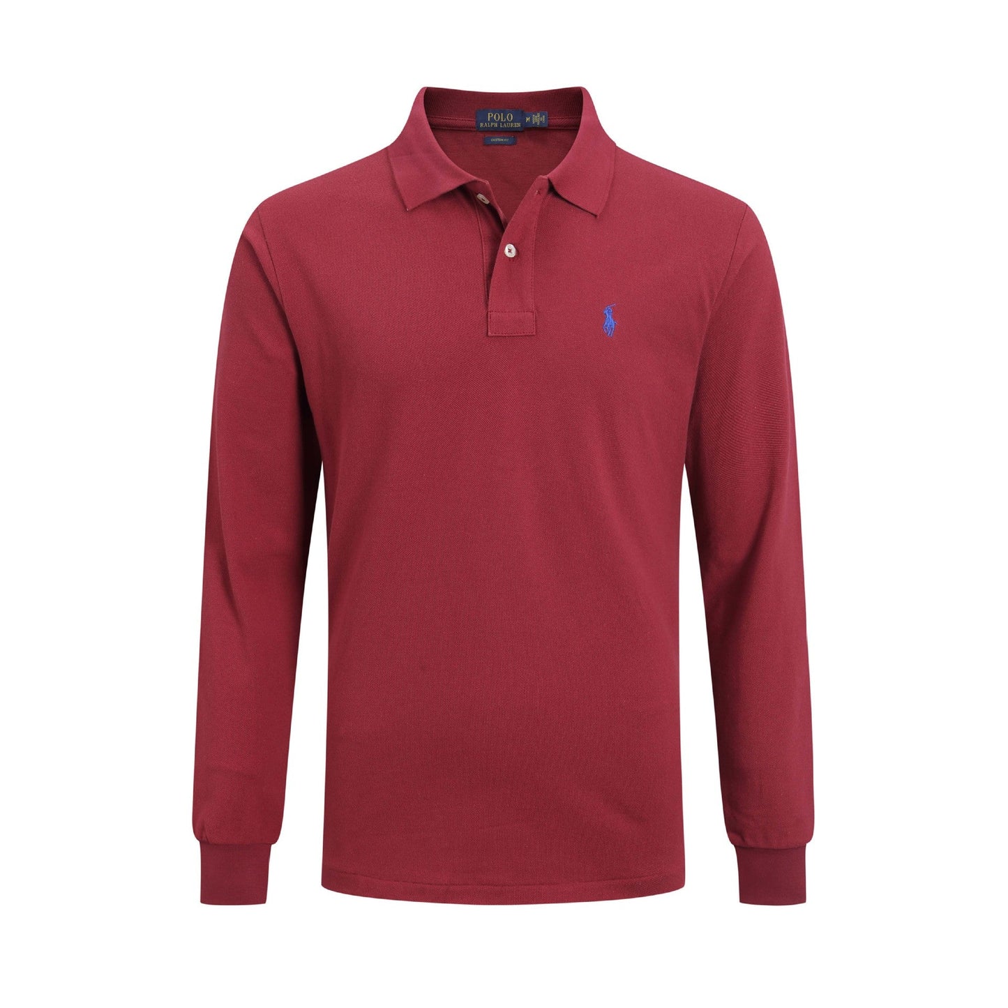 Langärmeliges Poloshirt