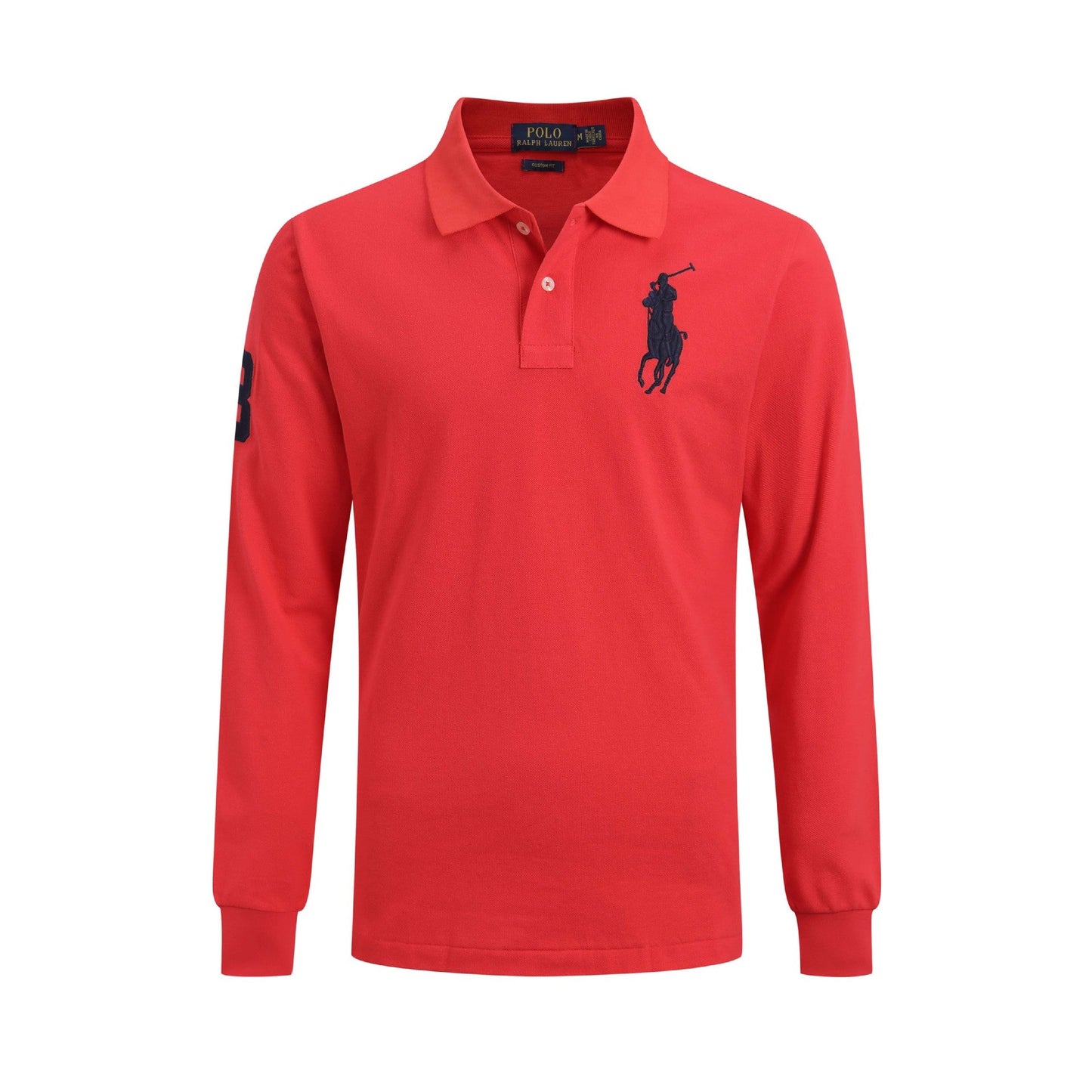 RL-Langärmeliges Poloshirt