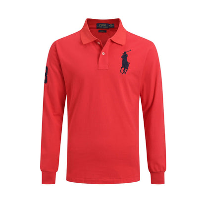 RL-Langärmeliges Poloshirt