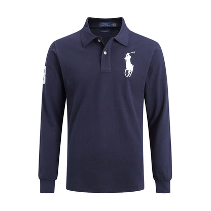 RL-Langärmeliges Poloshirt