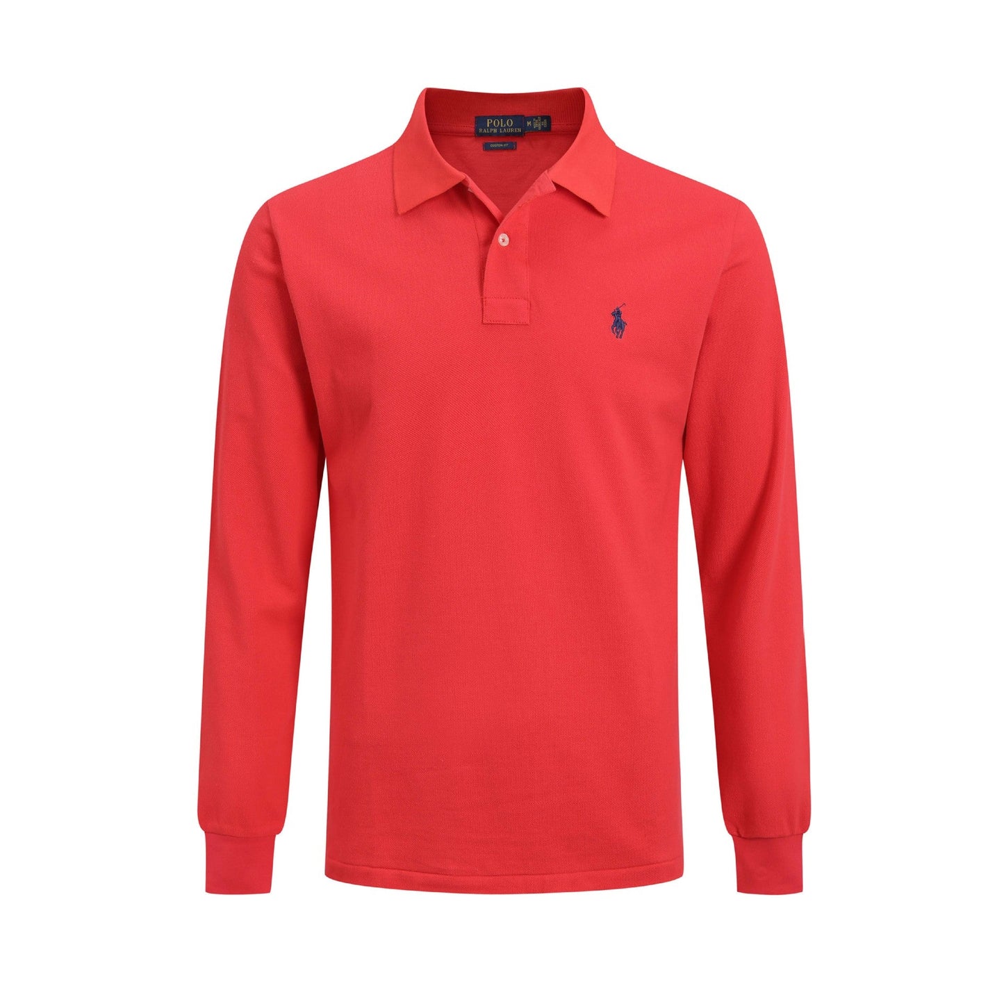 Langärmeliges Poloshirt