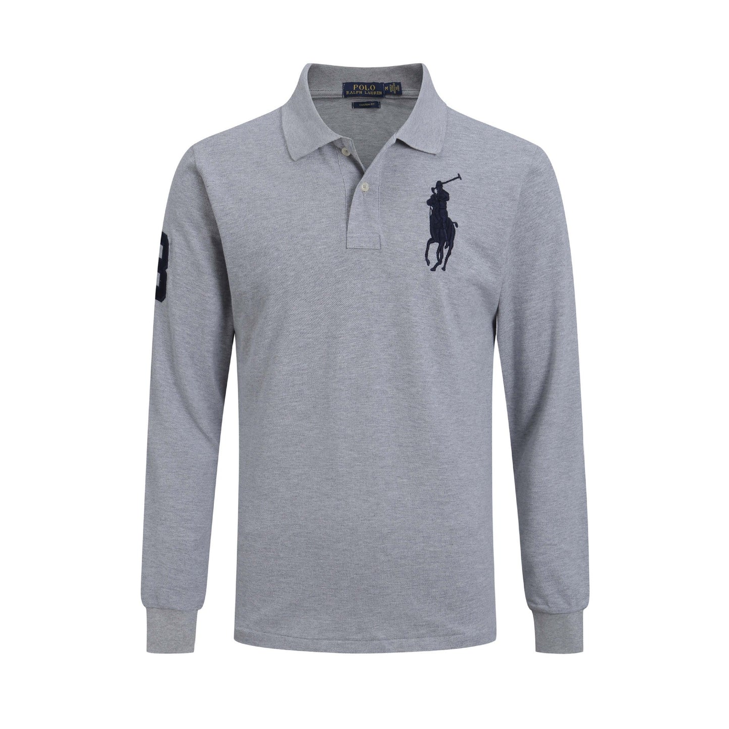 RL-Langärmeliges Poloshirt