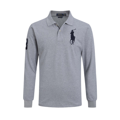 RL-Langärmeliges Poloshirt