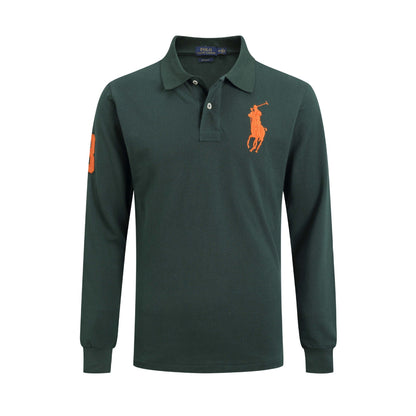 RL-Langärmeliges Poloshirt