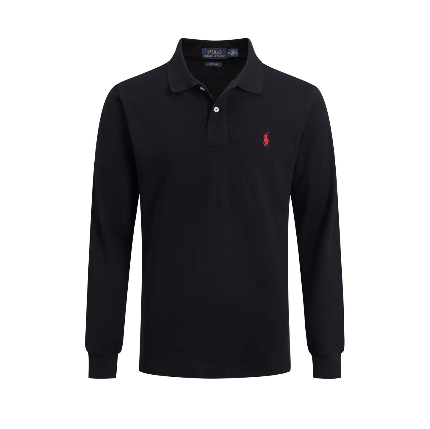 Langärmeliges Poloshirt