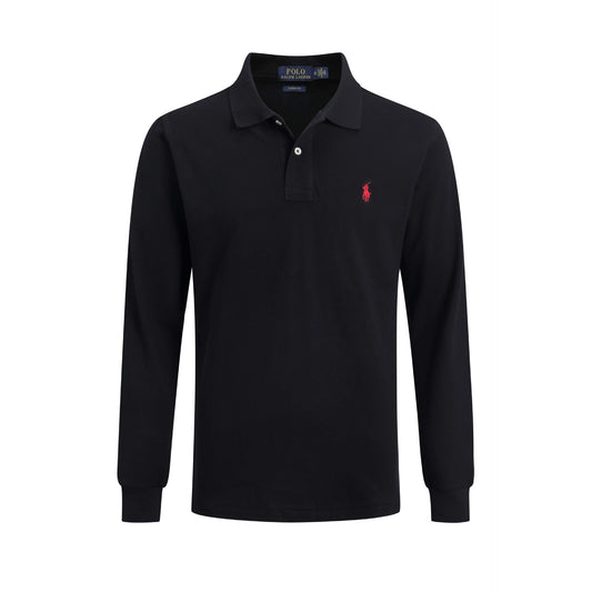 Langärmeliges Poloshirt